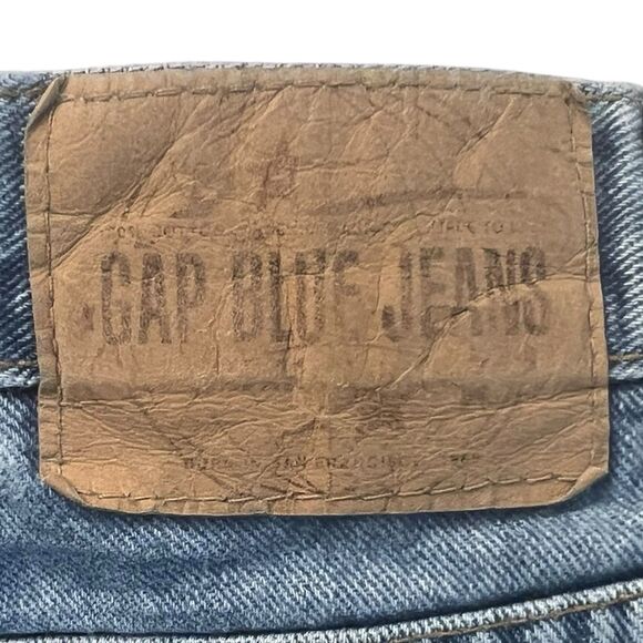 GAP Vintage Boot Cut Jeans 30x33 Button Fly Light Wash Denim Y2K 90s Festival - Picture 8 of 8